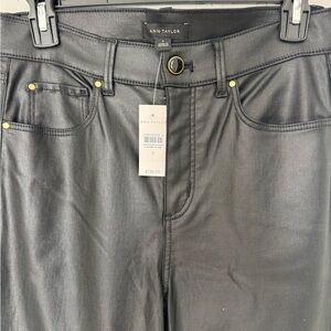 NWT Ann Taylor Faux Leather Pants, 6
